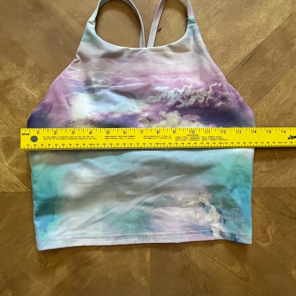 Old Navy Purple & Blue Racerback Sports Bra – Size M